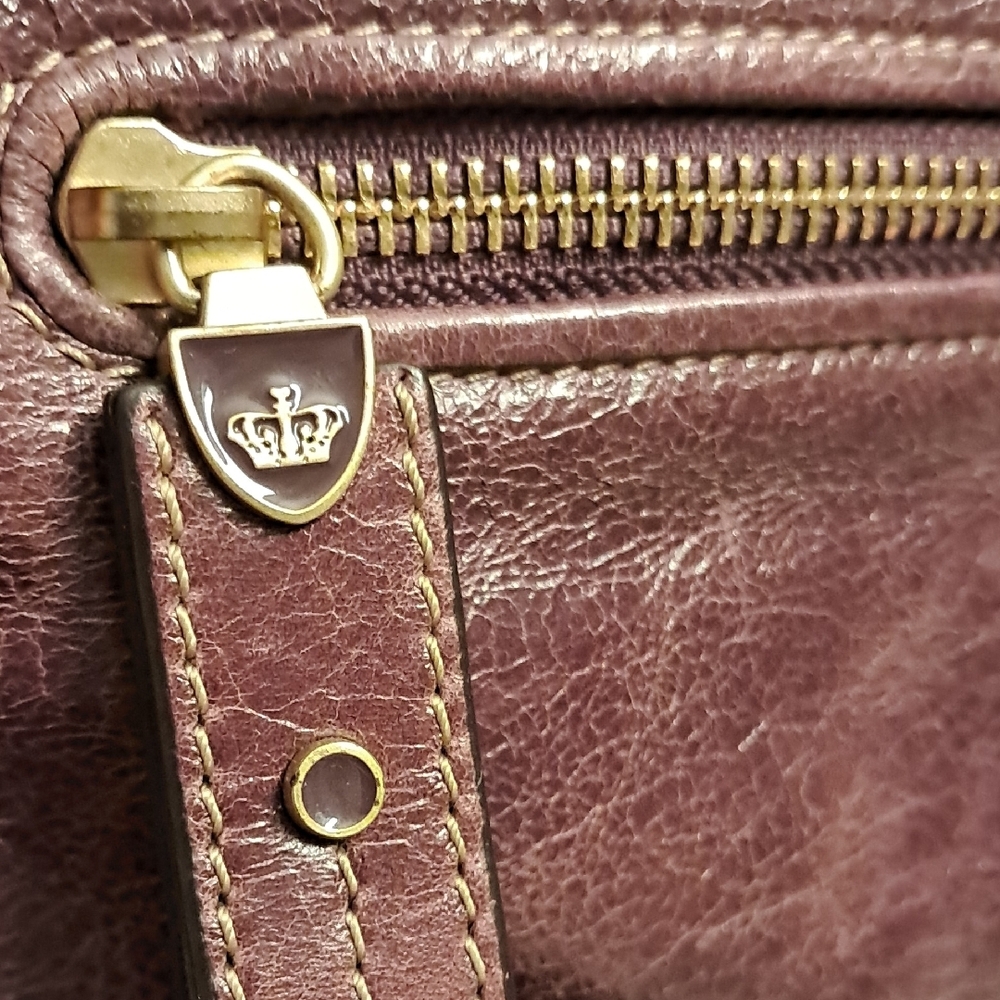 Juicy Couture Maroon Leather Women's Bag - Picture 8 of 11